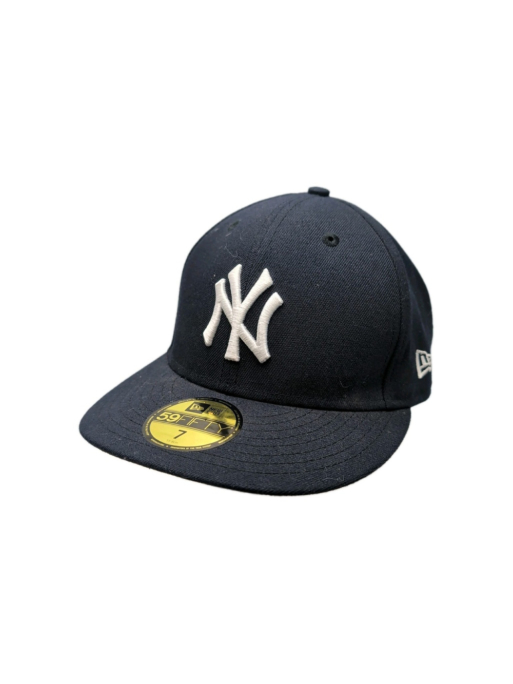 New Era 59Fifty New York Yankees On Field Fitted Baseball Hat Sz 7 Blue White